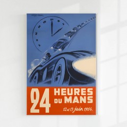 Tableau 24H du Mans 1954 -...