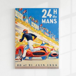 Tableau 24h du Mans 1959 -...